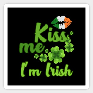 Kiss me, I'm Irish Sticker